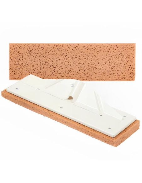 Frattone Spugna Avana Senza Manico 13x42 cm Pulizia Fughe Dopo Posa