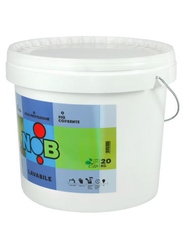 Idropittura Lavabile Ecologica Murale Acrilica Interni Colore Bianco Nob 