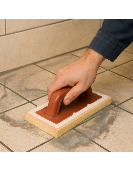 Impugnatura Attacco Rapido Easy Lock 24x10 cm Frattazzi Spugna 