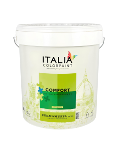 Idropittura Lavabile Traspirante Bianca Interni Umidità Comfort Fermamuffa Plus