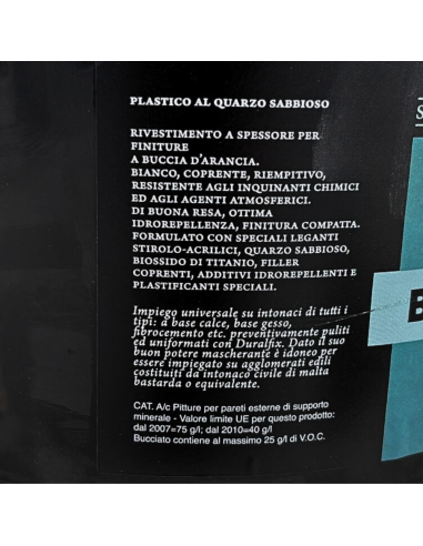 Bucciato Quarzo Plastico Sabbioso Buccia Arancia Vari Formati Italia Colorpaint