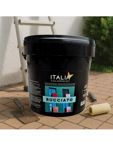 Bucciato Quarzo Plastico Sabbioso Buccia Arancia Vari Formati Italia Colorpaint