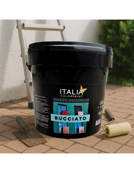 Bucciato Quarzo Plastico Sabbioso Buccia Arancia Vari Formati Italia Colorpaint