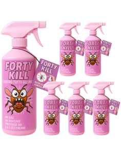 Insetticida Zanzare Giardino Repellente Fortykill Protezione Acari 6 Pezzi