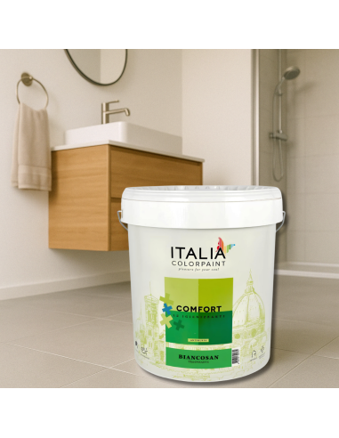 Idropittura Igienizzante Antimuffa Traspirante Bianca Comfort Biancosan Plus