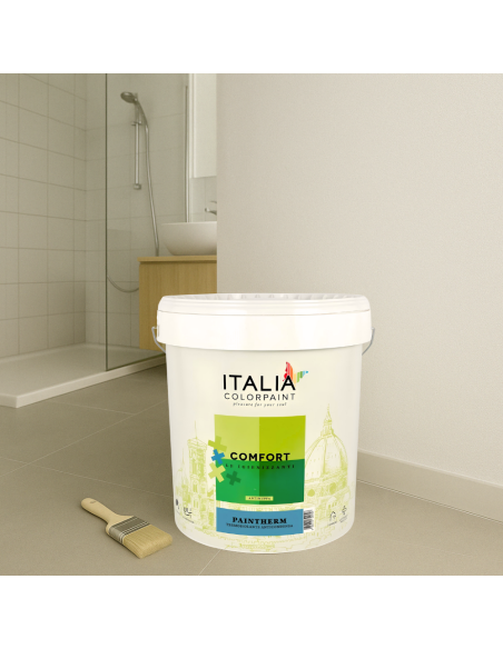Idropittura Termoisolante Anticondensa Muffe Umidità Bianca Comfort Paintherm Italia ColorPaint - foto 6