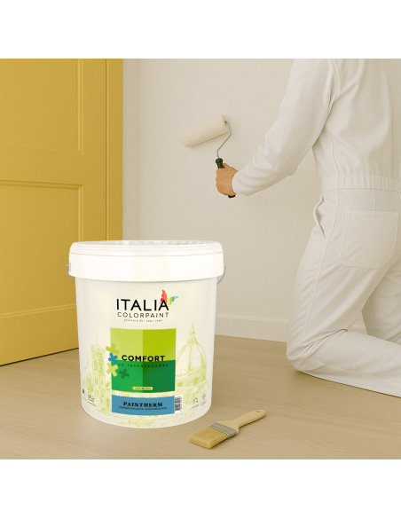 Idropittura Termoisolante Anticondensa Muffe Umidità Bianca Comfort Paintherm Italia ColorPaint - foto 11