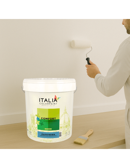 Idropittura Termoisolante Anticondensa Muffe Umidità Bianca Comfort Paintherm Italia ColorPaint - foto 12