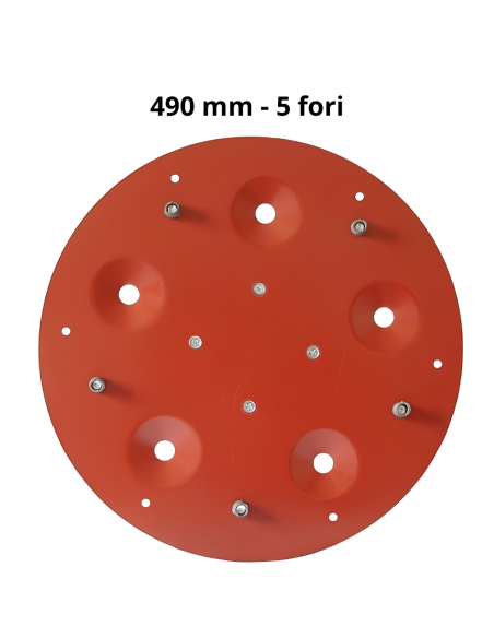 Disco Porta Utensili Abrasivi 5 Fori Diametro 490 mm Maxititina 