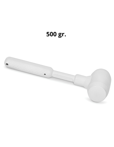 Martello Battipiastrelle Gomma Bianca Antirimbalzo Antimacchia 500gr 