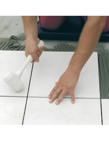 Martello Battipiastrelle Gomma Bianca Antirimbalzo Antimacchia 500gr 