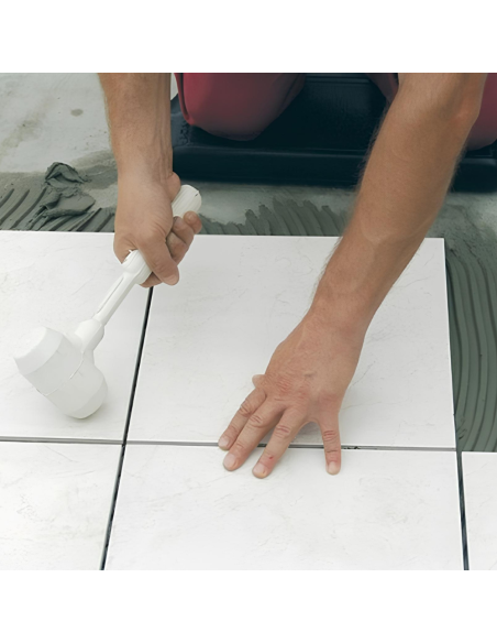 Martello Battipiastrelle Gomma Bianca Antirimbalzo Antimacchia 500gr 