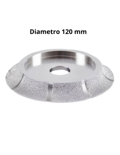 Mola Sgrossatura Diamantata Profilo Mezzo Toro Lavorazione Piastrelle  2
