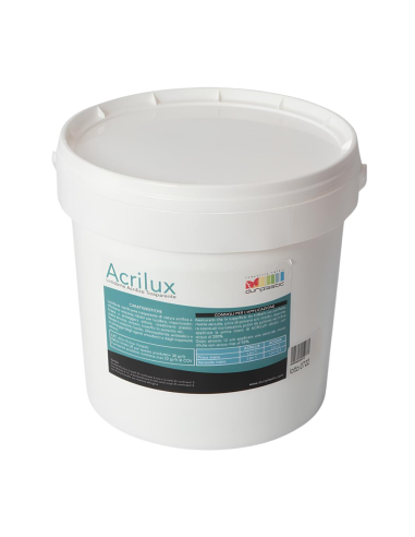 Lucidante Vetrificante Acrilico Diluizione Acquosa Finitura Trasparente Acrilux