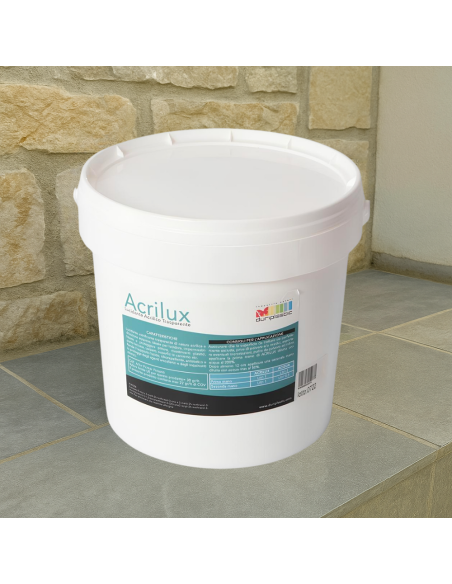 Lucidante Vetrificante Acrilico Diluizione Acquosa Finitura Trasparente Acrilux