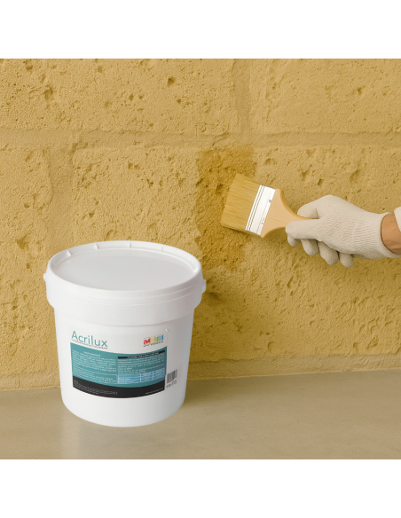 Lucidante Vetrificante Acrilico Diluizione Acquosa Finitura Trasparente Acrilux