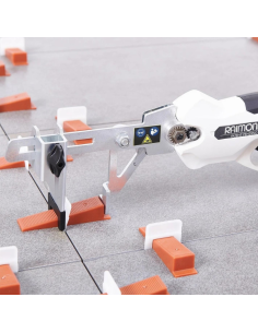 Pinza Levmatic A Batteria Sistema Livellamento Piastrelle Serraggio Cuneo Borsa 2