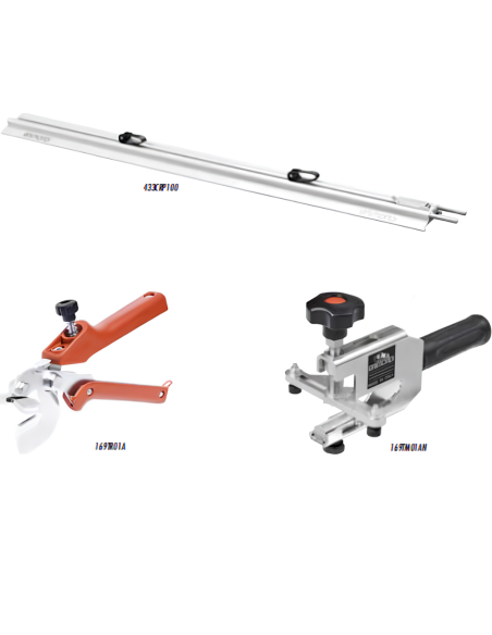Pinza Troncatrice Alluminio Lastre Spessore Fino 6mm Presa Ergonomica  