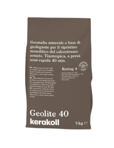 Geomalta Minerale Tixotropica GeoLite 40 Per Strutture Calcestruzzo Kerakoll