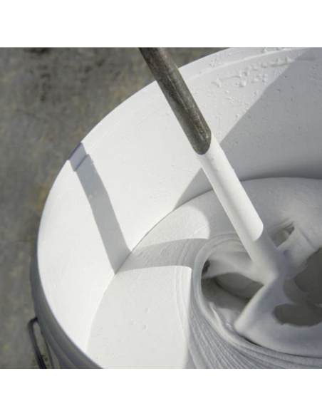 Guaina Liquida Bianca Resingum 2000 Impermeabilizzazione Terrazze Balconi 20 Kg