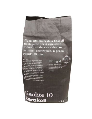  Geomalta Minerale Tixotropica Geolite 10 Strutture Calcestruzzo 5 Kg Kerakoll