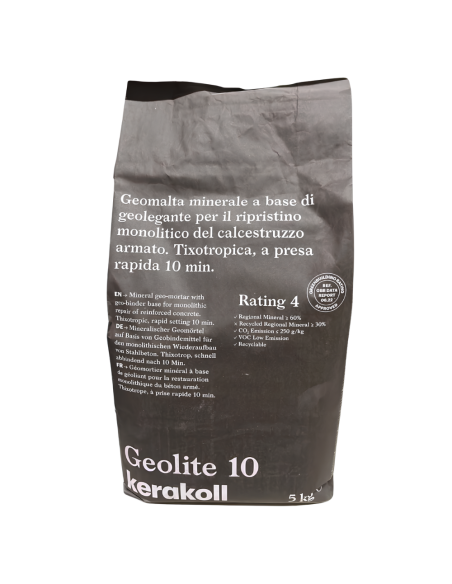 Geomalta Minerale Tixotropica Geolite 10 Strutture Calcestruzzo 5 Kg Kerakoll