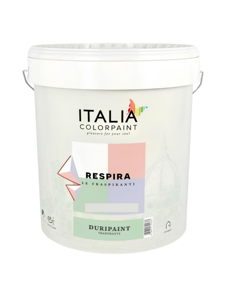 Idropittura Traspirante Semilavabile Bianca Vari Formati Respira Duripaint - Italia ColorPaint
