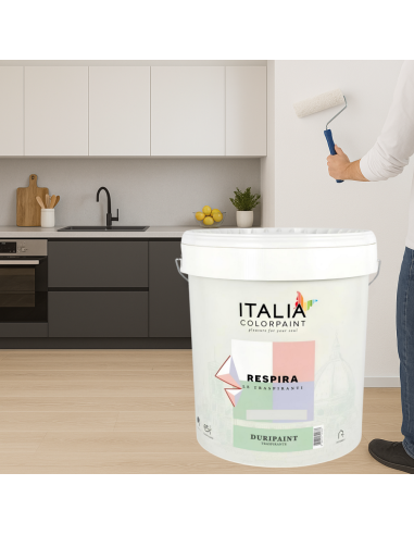 Idropittura Traspirante Semilavabile Bianca Vari Formati Respira Duripaint Italia ColorPaint - foto 5