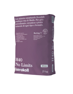 Gel Adesivo Strutturale H40 No Limits Bianco 25 Kg Incollaggio Kerakoll