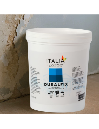 I Pre Trattamenti Primer Duralfix Isolante Acrilico Consolidante Trasparente Italia ColorPaint - foto 4