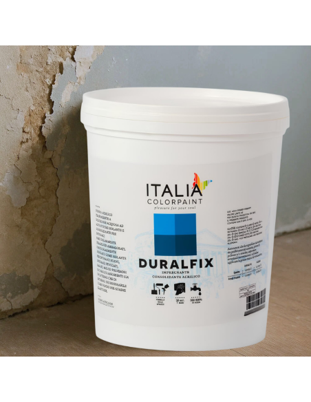 I Pre Trattamenti Primer Duralfix Isolante Acrilico Consolidante Trasparente Italia ColorPaint - foto 4