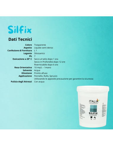 I Pre Trattamenti Primer Silfix Consolidante Silossanico Colore Trasparente Italia ColorPaint - foto 6