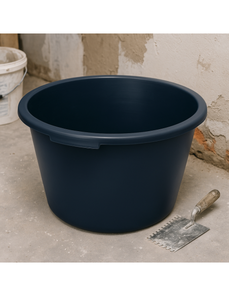 Secchio Plastica Maniglie 45Lt. Betoniera Iperbet Preparazione Impasti 