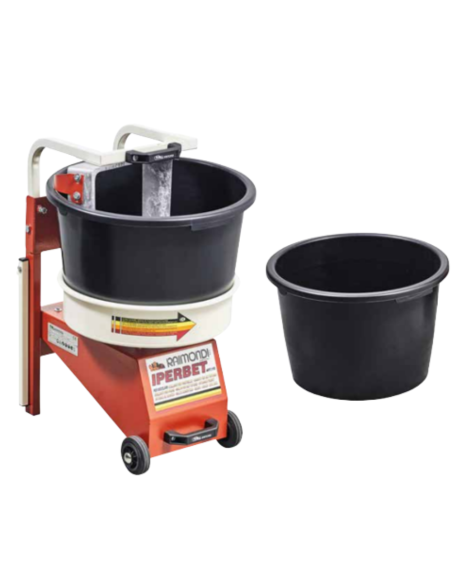 Secchio Plastica Maniglie 45Lt. Betoniera Iperbet Preparazione Impasti 