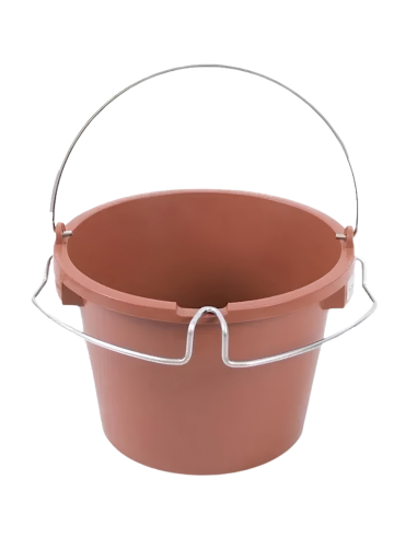 Secchio Supporto Porta Attrezzi Manico In Acciaio 27 Lt. Utensili 