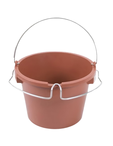 Secchio Supporto Porta Attrezzi Manico In Acciaio 27 Lt. Utensili 