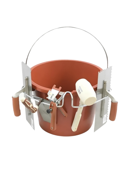 Secchio Supporto Porta Attrezzi Manico In Acciaio 27 Lt. Utensili 