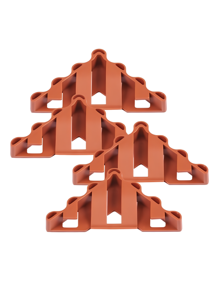 Salvaspigoli PVC Spessore 3-12 mm Protezione Angoli Confezione 4 Pezzi 