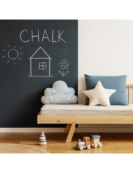 Smalto Ecologico Effetto Lavagna Colore Nero Finitura Opaca Formato 0.5L Ecolux