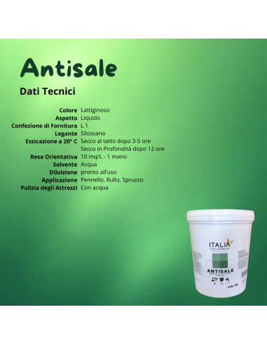 I Pre Trattamenti Bonificanti Antisale Antisalmastro Colore Trasparente