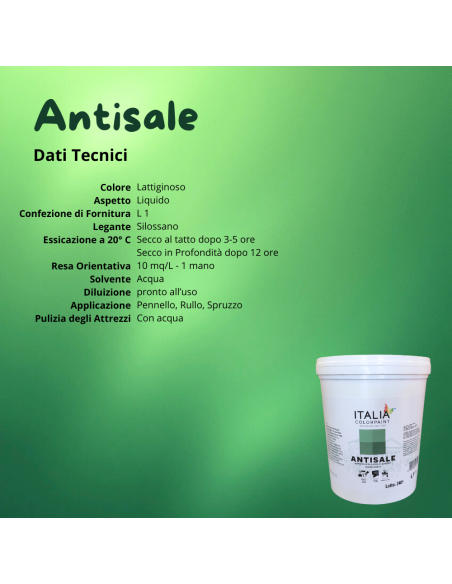 I Pre Trattamenti Bonificanti Antisale Antisalmastro Colore Trasparente Italia ColorPaint - foto 5