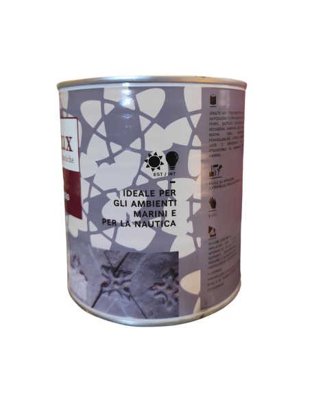 Durilux Smalto Sintetico Ferromicaceo Antichizzante Ferro Grigio Scuro 230 DURIPLASTIC - foto 2