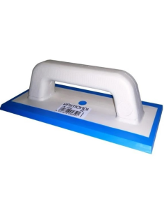 Spatola Fuga Doppio Profilo Gomma Morbida Azzurrina 100x245 mm 