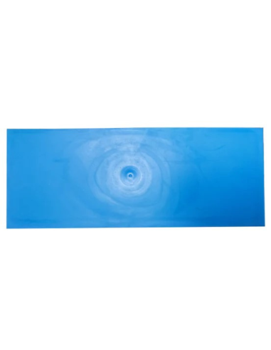 Spatola Fuga Doppio Profilo Gomma Morbida Azzurrina 100x245 mm 