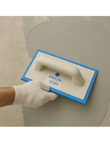 Spatola Fuga Doppio Profilo Gomma Morbida Azzurrina 100x245 mm 