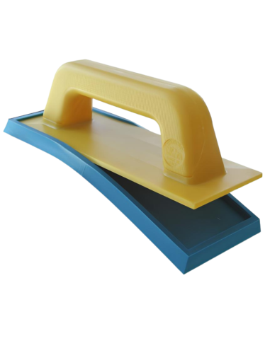 Spatola Fuga Doppio Profilo Gomma Intercambiabile Azzurrina 95x245 mm 