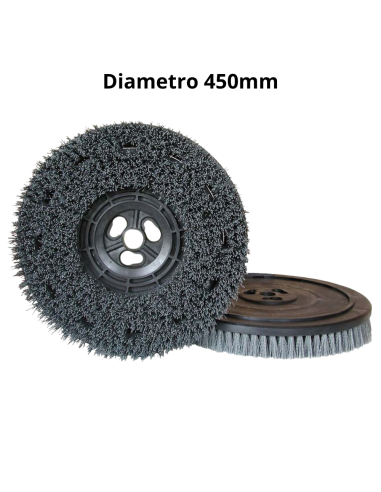 Spazzola Setole Abrasive 050 Pulizia Pavimenti Monospazzola Maxititina 