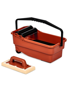 Vaschetta Plastica Rulli Frattone Spugna Sweepex Rimozione Stuccatura 