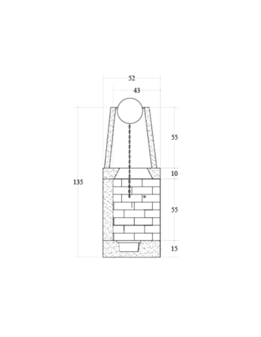 Camino Legna Prefabbricato Refrattario Con Focolare Aperto QR70REF Riscaldamento