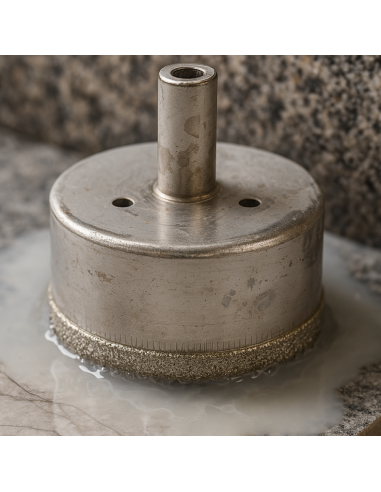 Foretto Diamantato Ad Umido Trapano Avvitatore Attacco A Stelo Diametro 10mm